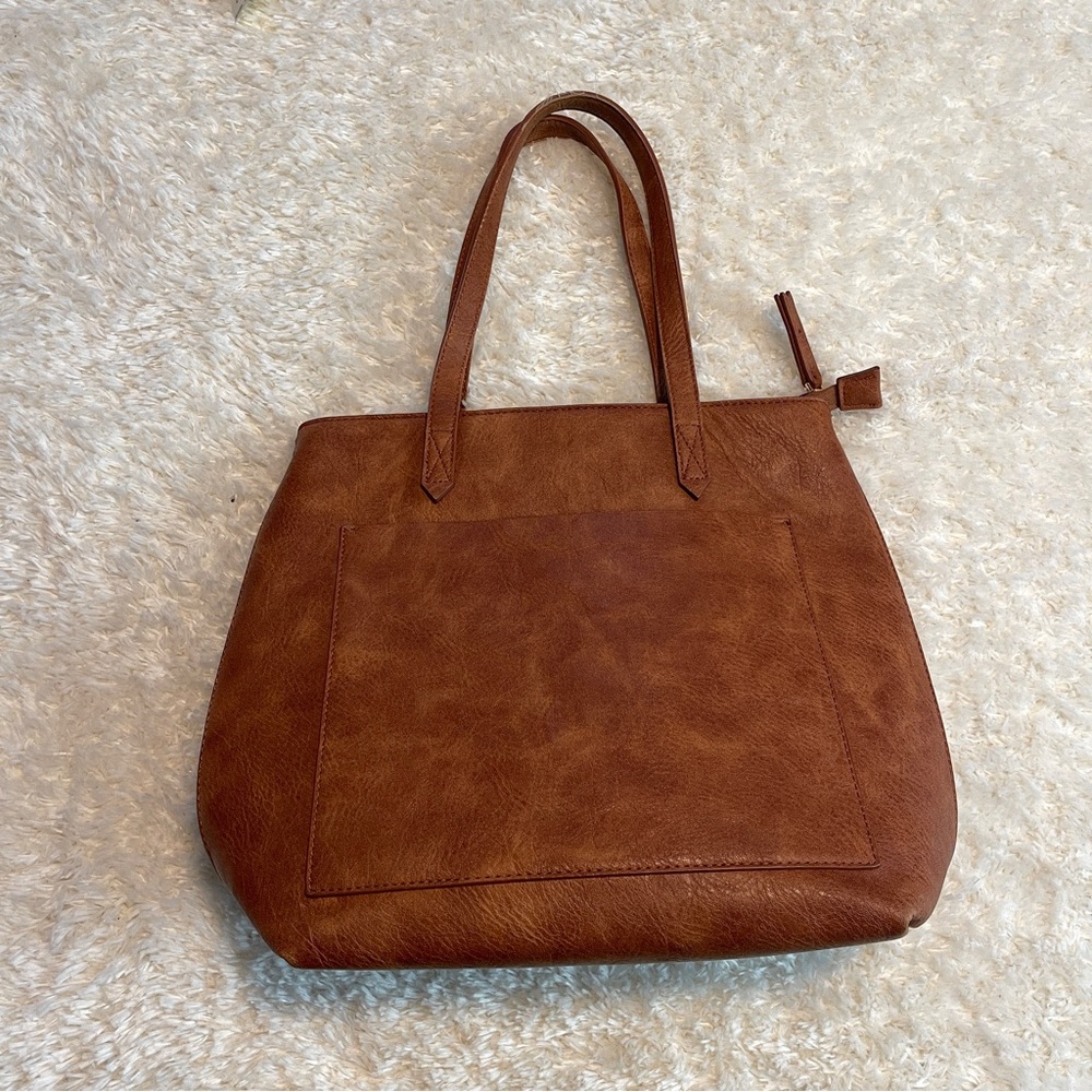 Moda Luxe shoulder bag lightly textured faux leather